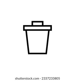 Trash Icon Vector Illustraton, Recycle Icon. Delete icon vector design, perfect for website