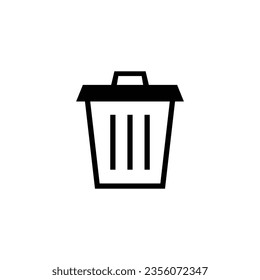 Trash Icon Vector Illustraton, Recycle Icon. Delete icon vector design, perfect for website