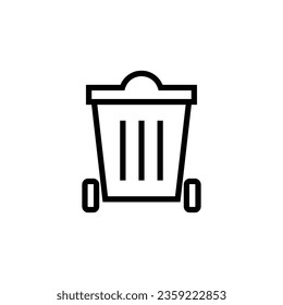Trash Icon Vector Illustraton, Recycle Icon. Delete icon vector design, perfect for website