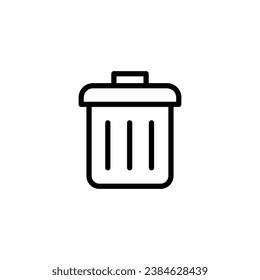 Trash Icon Vector Illustraton, Recycle Icon. Delete icon vector design, perfect for website
