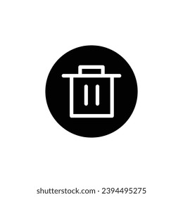 Trash Icon Vector Illustraton, Recycle Icon. Delete icon vector design, perfect for website