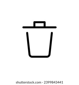 Trash Icon Vector Illustraton, Recycle Icon. Delete icon vector design, perfect for website