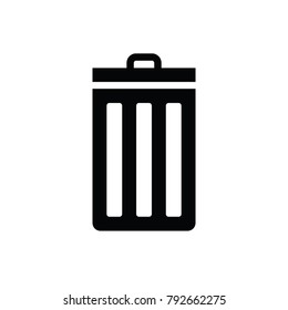 Trash Icon Vector Lineart