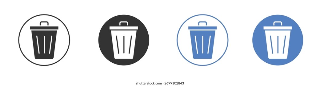 Trash icon vector. Logo Template illustration design