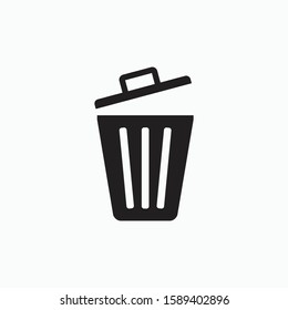 trash icon vector sign symbol isolated