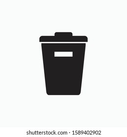 trash icon vector sign symbol isolated