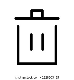 Trash Icon Vector Symbol Design Illustration