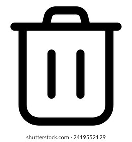 Trash Icon for web, app, uiux, infographic, etc