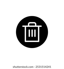 Trash icon web design in vector