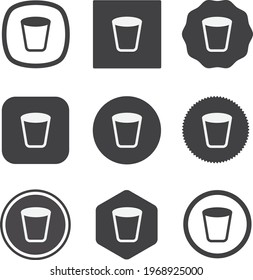 trash icon . web icon set . icons collection. Simple vector illustration.