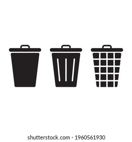 Trash icon for web sites and apps