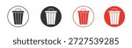 Trash icon. web vector design