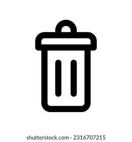 trash icon for your website design, logo, app, UI.