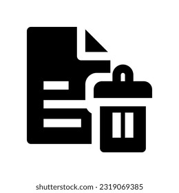 trash icon for your website design, logo, app, UI.