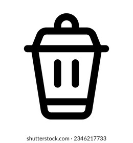 trash icon for your website, mobile, presentation, and logo design.
