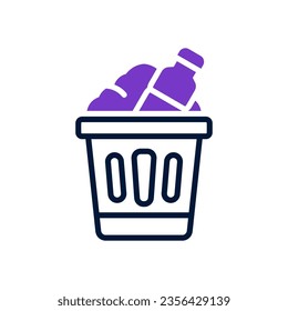 Müllsymbol für Ihre Website, Ihr Handy, Ihre Präsentation und Ihr Logo-Design.