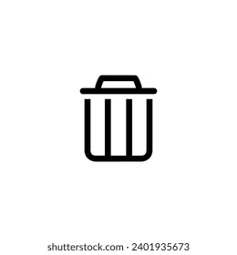 Trash icons simple vector perfect illustration