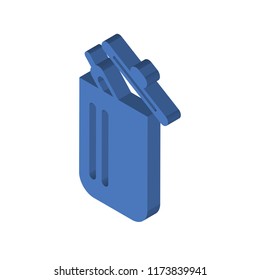 Trash isometric left top view 3D icon
