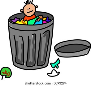 trash kid