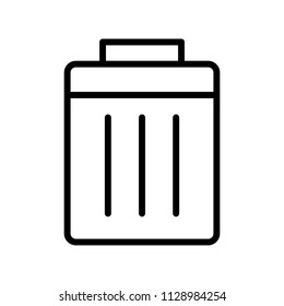 Trash line icon