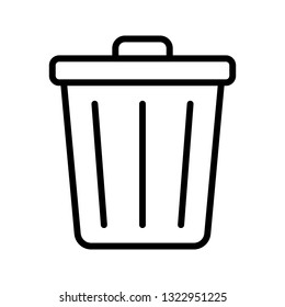 trash line icon