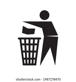 trash packing icon , logistic icon