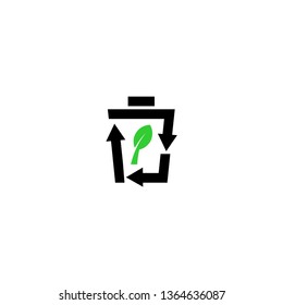 trash recycle icon