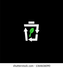 trash recycle icon