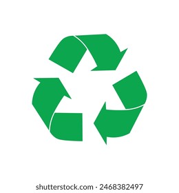 trash recycling flat icon vector