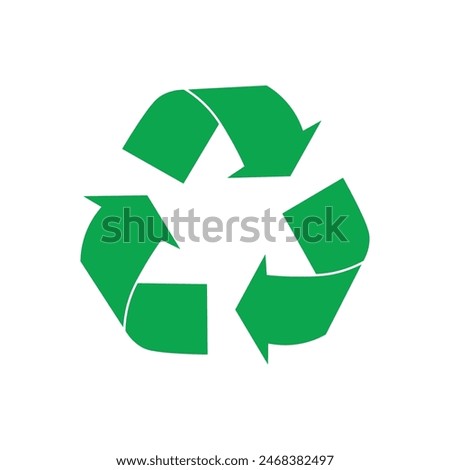 trash recycling flat icon vector