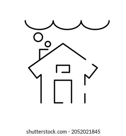 trash recycling icon. Ecology and Environment-related line icon. Global Warming, Forest, Organic Farming, and more 