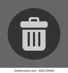 trash sign icon