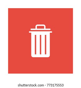 trash square flat
