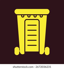 Diseño de Ilustración vectorial útil de moda de la obra de arte del símbolo de la basura magnífico fondo colorido.eps