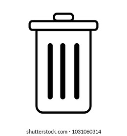trash symbol or icon