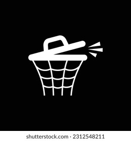 Trash Talk Message Creative Logo Design Vector