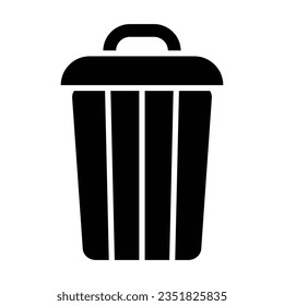 Trash-Vektorsymbol für persönliche und kommerzielle Nutzung.
