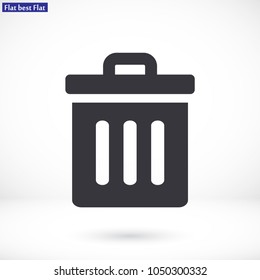 Trash vector icon