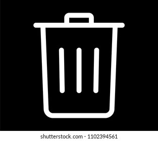 Trash Vector Icon