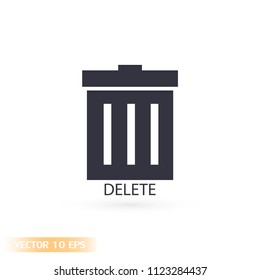 Trash  vector icon
