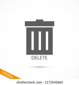 Trash  vector icon