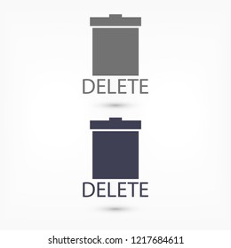 Trash  vector icon