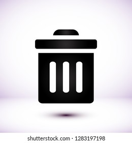 Trash vector icon