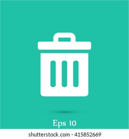 trash vector icon