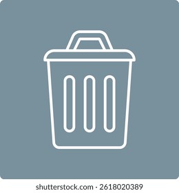 Papierkorb-Vektorsymbol. Kann für Druck-, Mobil- und Web-Anwendungen verwendet werden.