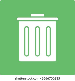 Icono de Vector de la papelera. Se puede utilizar para aplicaciones de impresión, móviles y de Web.