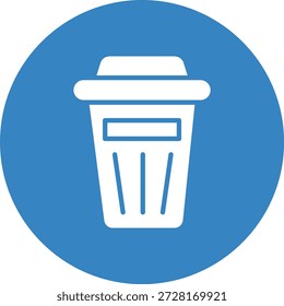 Ilustración de diseño de icono de Vector de basura
