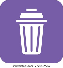 Ilustración de diseño de icono de Vector de basura