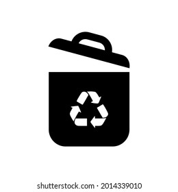 Trash vector icon, reuse symbol. Linear style sign for mobile concept and web design. Trash symbol logo illustration. perfect for all project