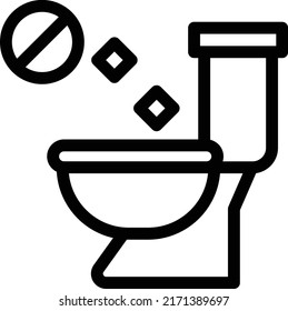 trash  Vector illustration on a transparent background. Premium quality symmbols. Thin line vector icons for concept and graphic design.